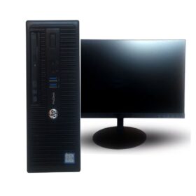 Computador HP 600 G2, i5 Sexta Gen, SSD 256Gb, Ram 12Gb, Ghz: 3.20, velocidad Full: 3.70, Monitor 24"